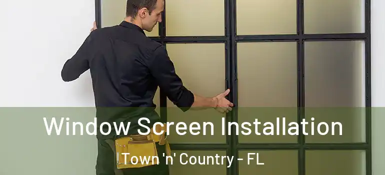  Window Screen Installation Town 'n' Country - FL